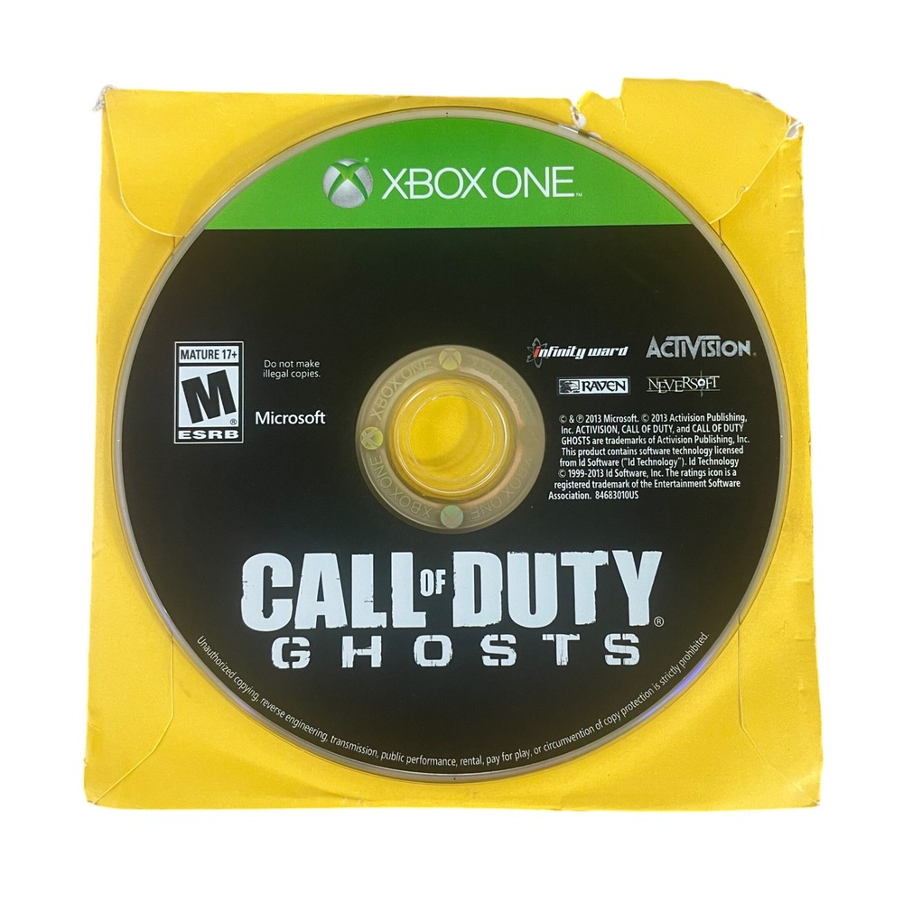 Call of Duty Ghosts‎ Microsoft Xbox One 2013 Activision FPS Video Game Disc Only